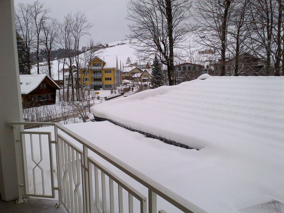 Vom Balkon aus Hotel Hof Weissbad