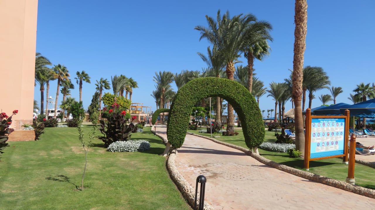 Gartenanlage Continental Hotel Hurghada