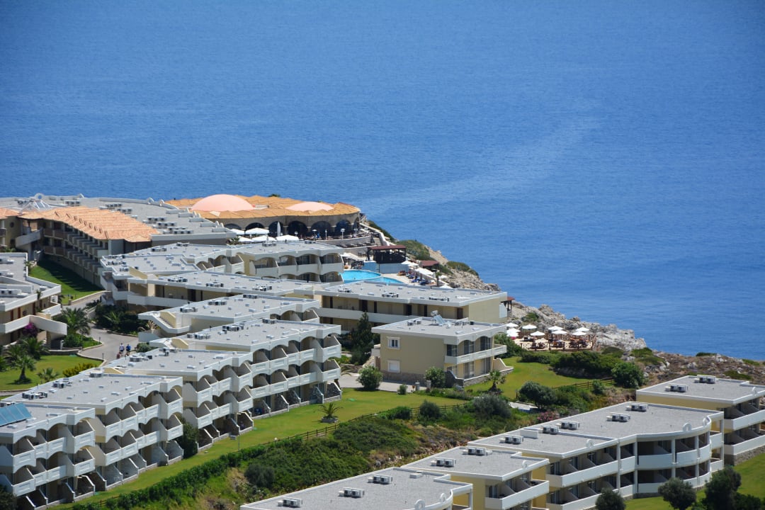 Hotel von oben... Hotel Kalithea Horizon Royal