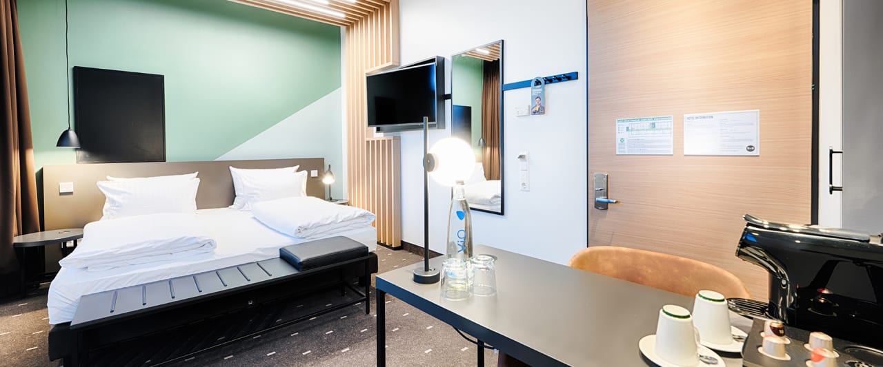 Zimmer B&B Hotel München-Moosach