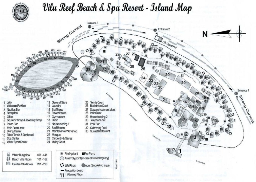 Карта отеля sun siyam vilu reef