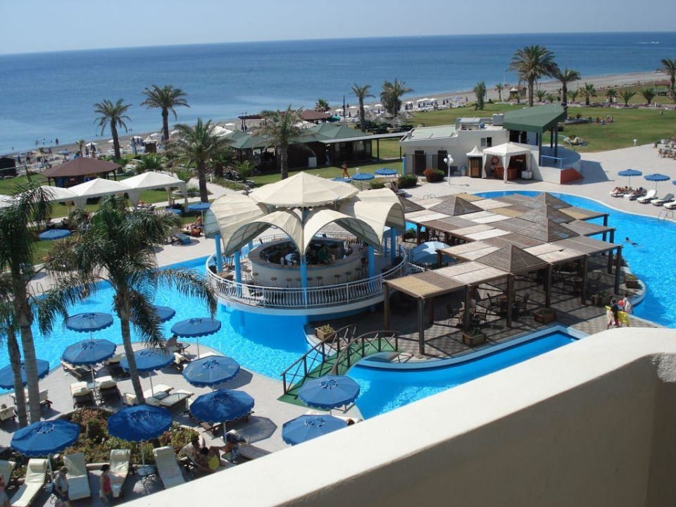 Blick vom Balkon Rodos Palladium Leisure & Wellness