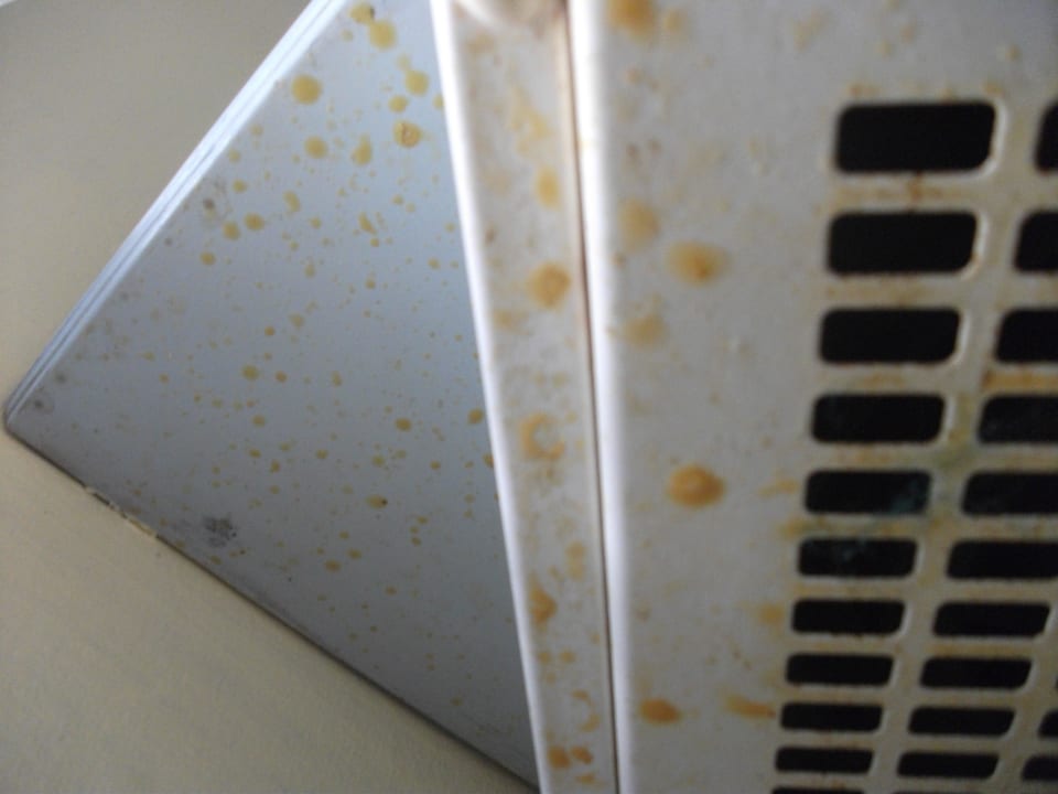 Die von Fett bedeckte Dunstabzugshaube Ferienanlage Mont Choisy Villas