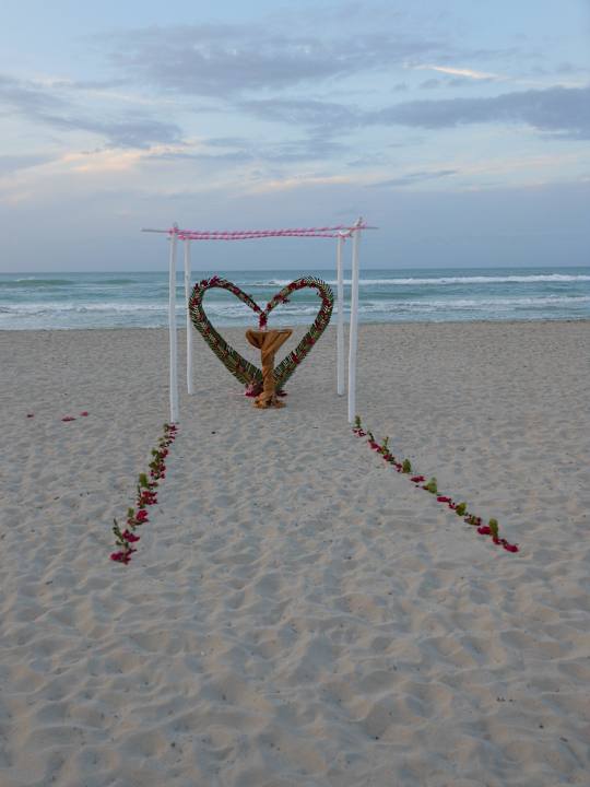 Vorbereitung auf einer Hochzeit Melia Las Antillas - Adults only