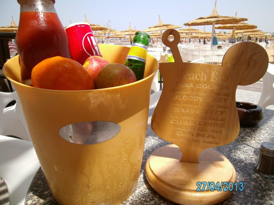 Verpflegungsbombe zum Verzehr an den Strandliegen Pickalbatros Dana Beach Resort - Hurghada