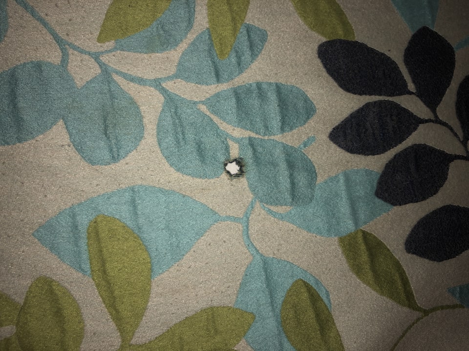 Brandloch am Bett Sol Hicacos Varadero