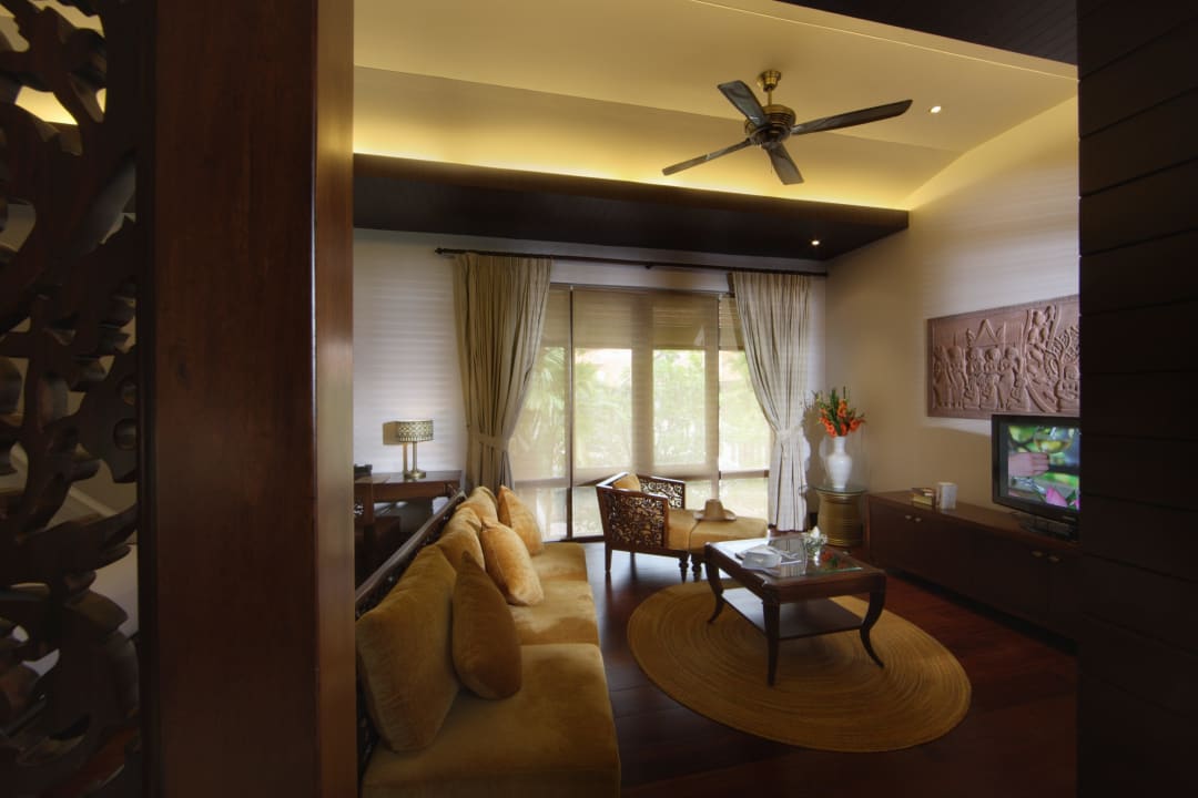 Living room of Anantara Suite  Anantara Angkor Resort