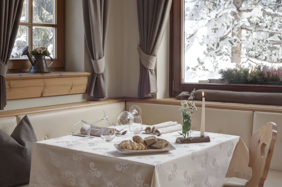 Detail aus unserem Speisesaal Aqua Bad Cortina - BIOhotel & Thermal Baths