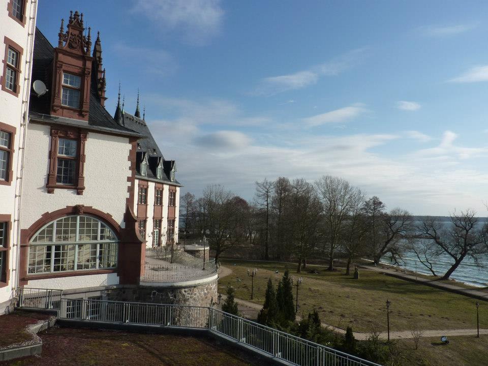 Ausblick vom Zimmerbalkon Seehotel Schloss Klink