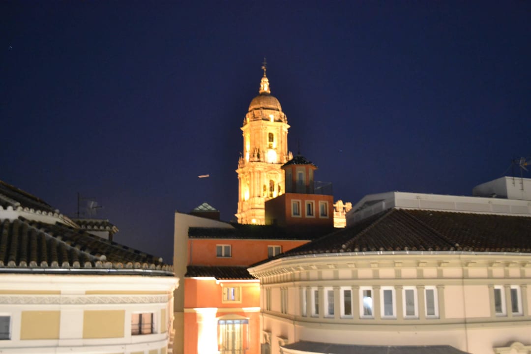 Blick zur Kathedrale Room Mate Larios