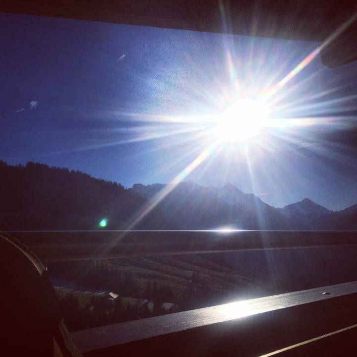 Ausblick vom Balkon  Oberjoch - Familux Resort