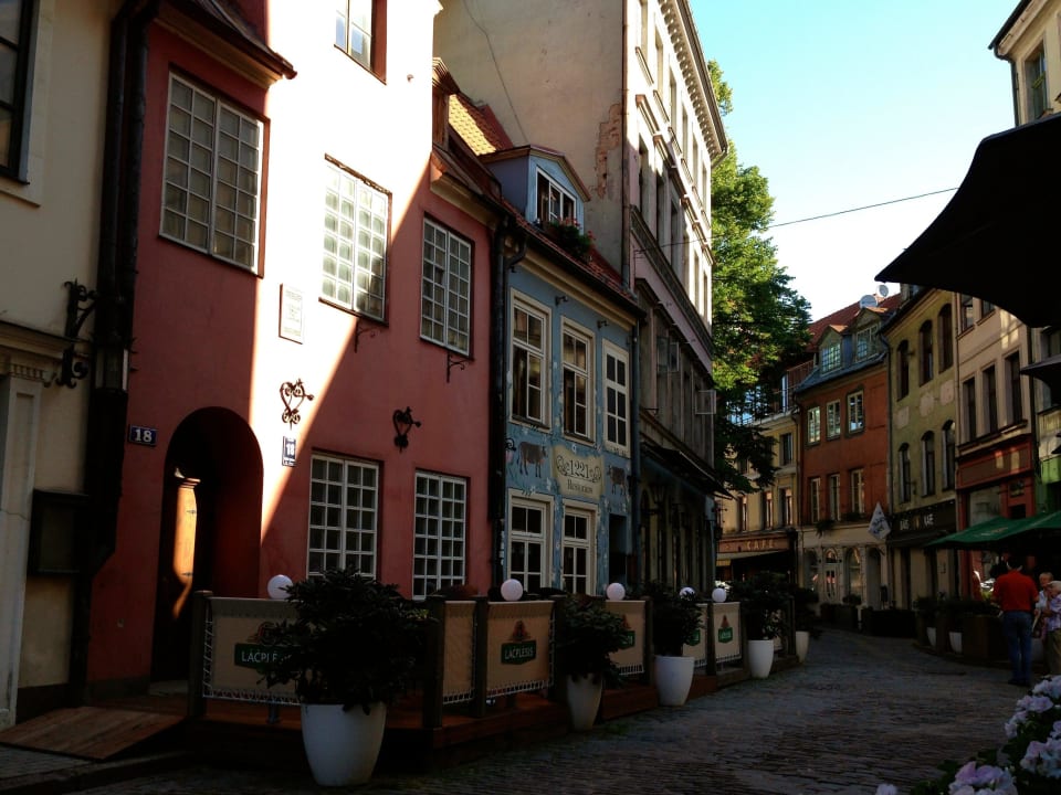 View from the terrace Hotel Neiburgs Hotel