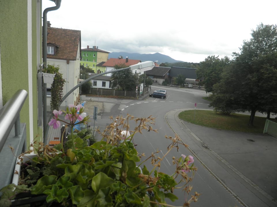 Blick aus dem Fenster  Hotel-Gasthof-Fellner