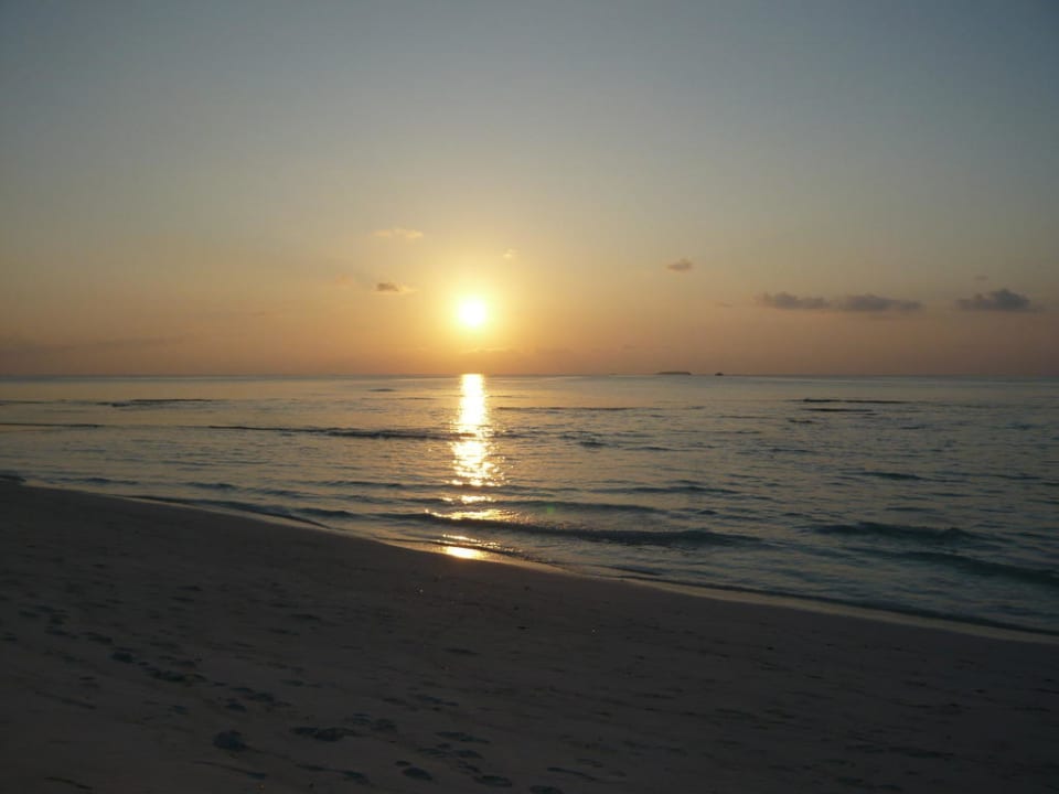 Sonnenuntergang Meeru Maldives Resort Island