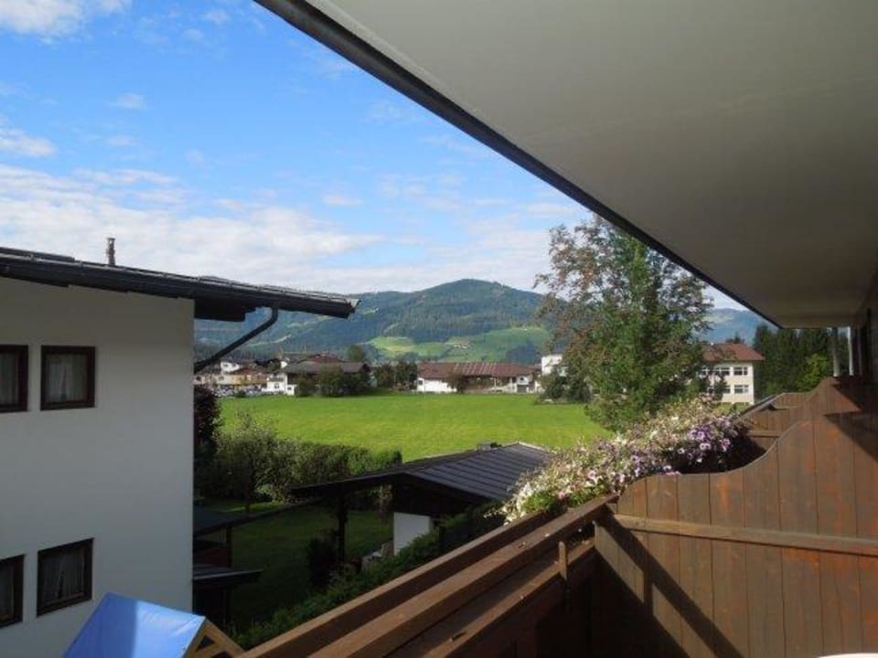 Ausblick zum Garten Hotel Glockenstuhl