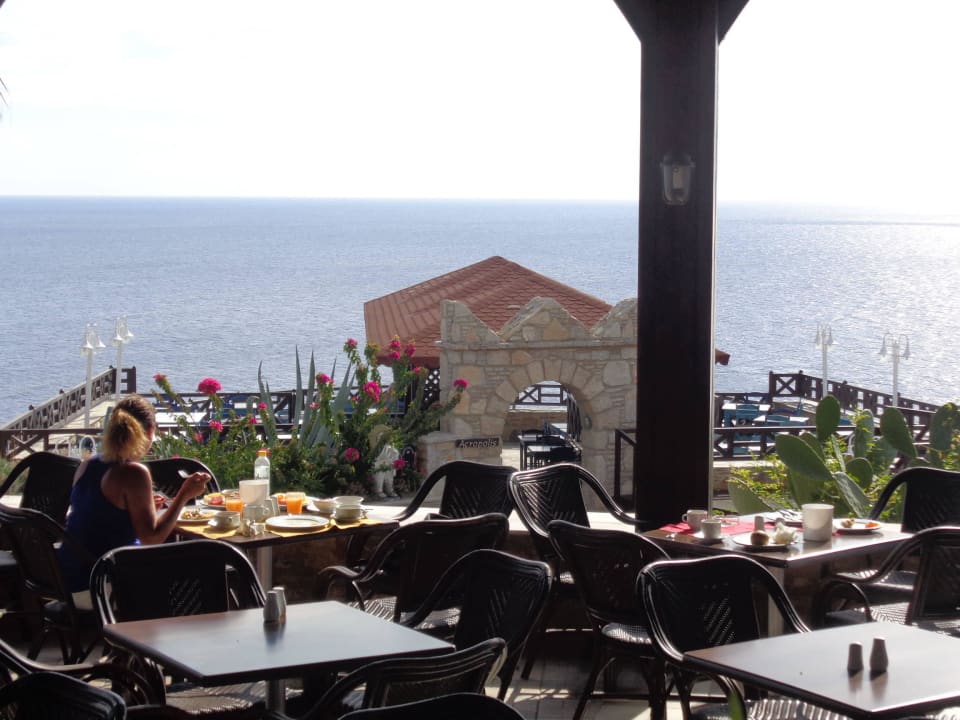 Frühstücksblick Hotel Kalithea Horizon Royal