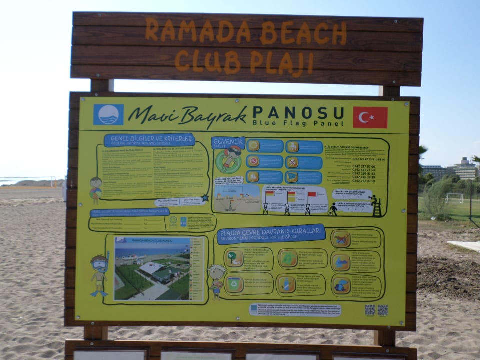 Mavi bayraklı plaj Wyndham Garden Lara