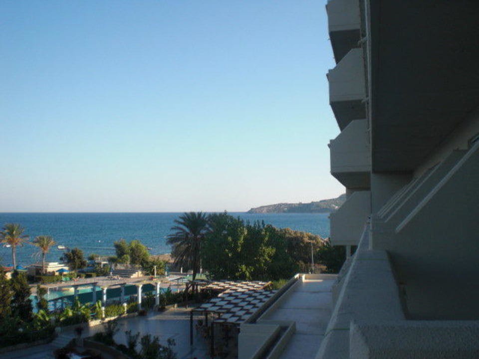 Blick vom Balkon Olympos Beach Hotel