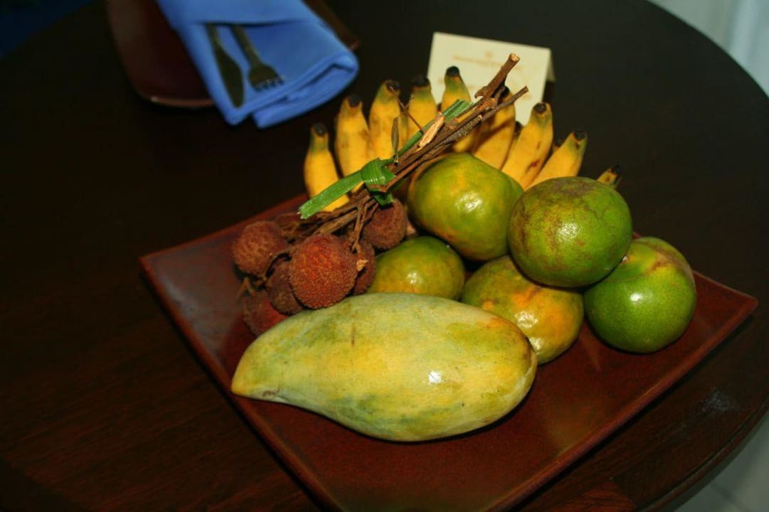Obstteller zur Begrüssung Dusit Thani Krabi Beach Resort