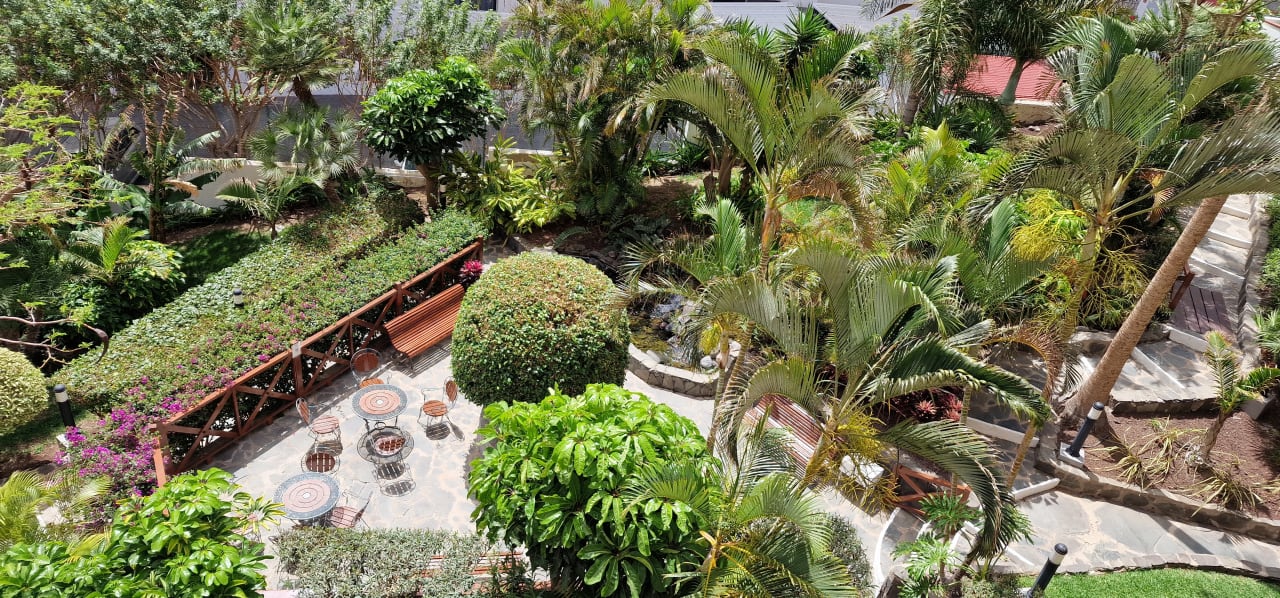 Gartenanlage allsun Hotel Lucana