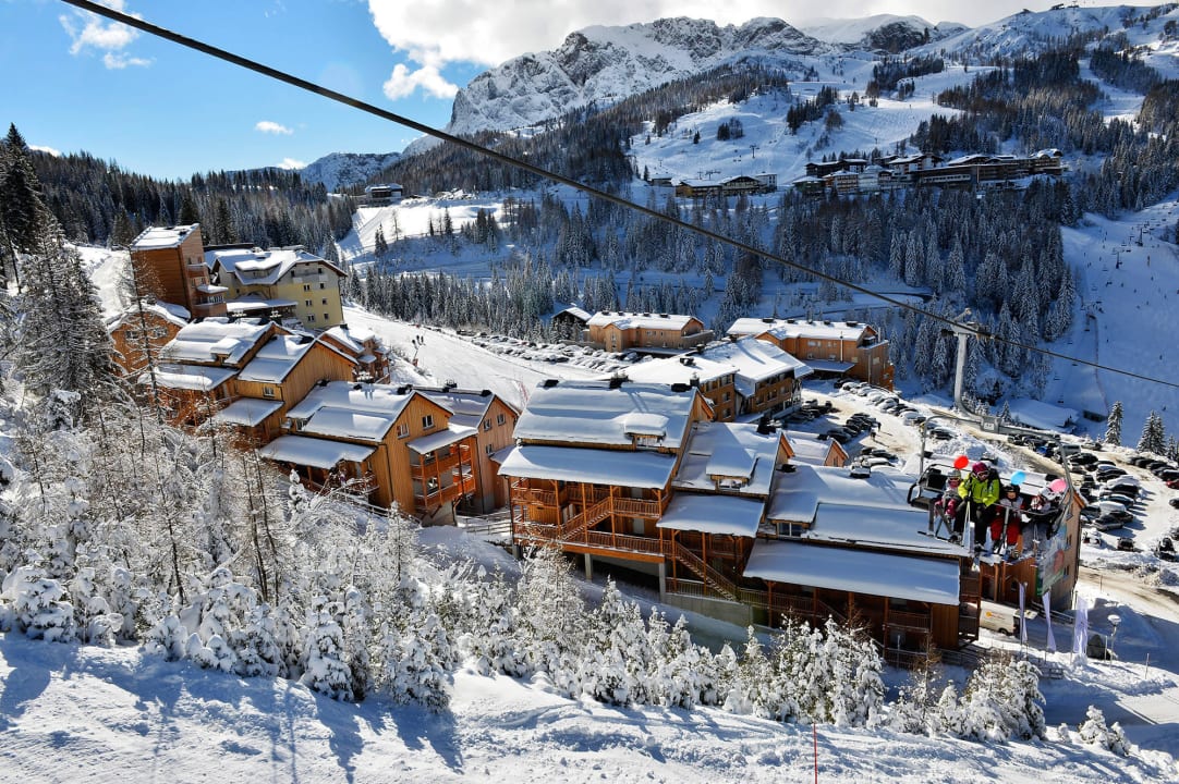 Top Lage direkt an der Piste Almresort Gartnerkofel