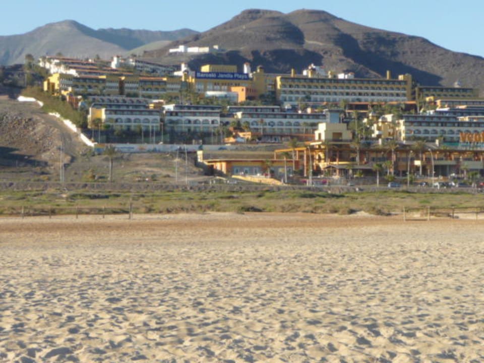 Blick vom Strand zum Hotel Occidental Jandía Playa
