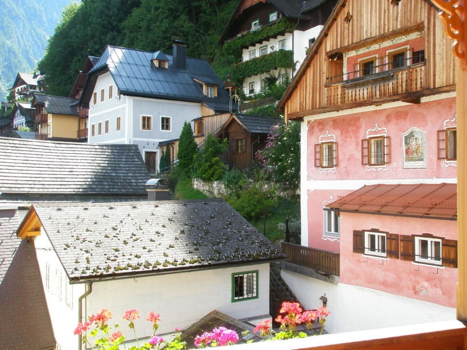 Ausblick von unserem Balkon Gasthof Weisses Lamm