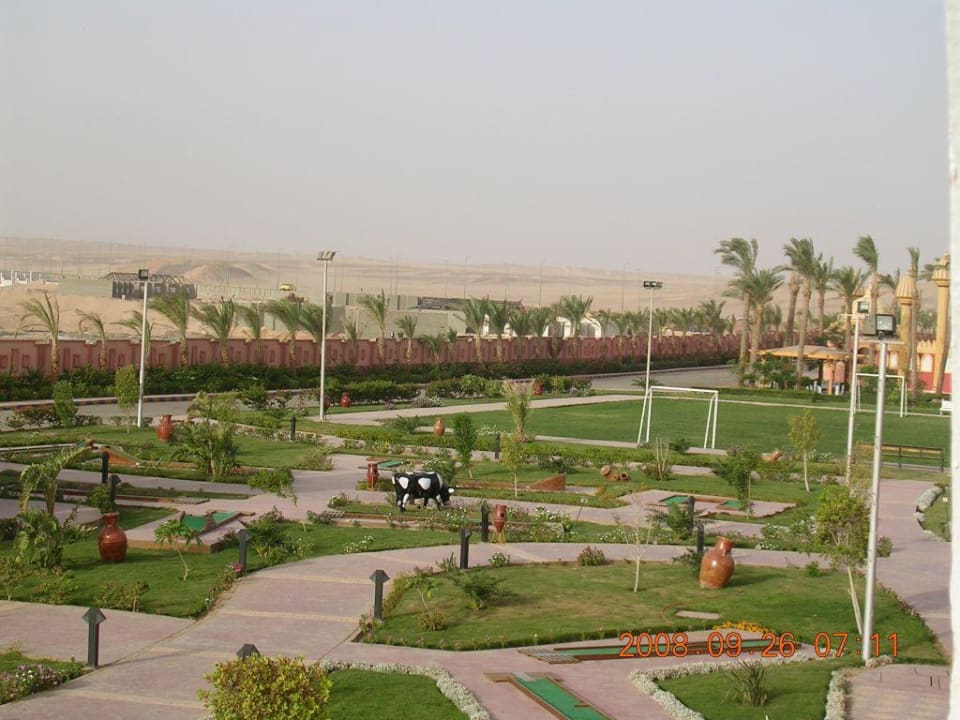 blick vom Balkon! Zimmer 622 Pickalbatros Alf Leila Wa Leila Resort - Neverland Hurghada