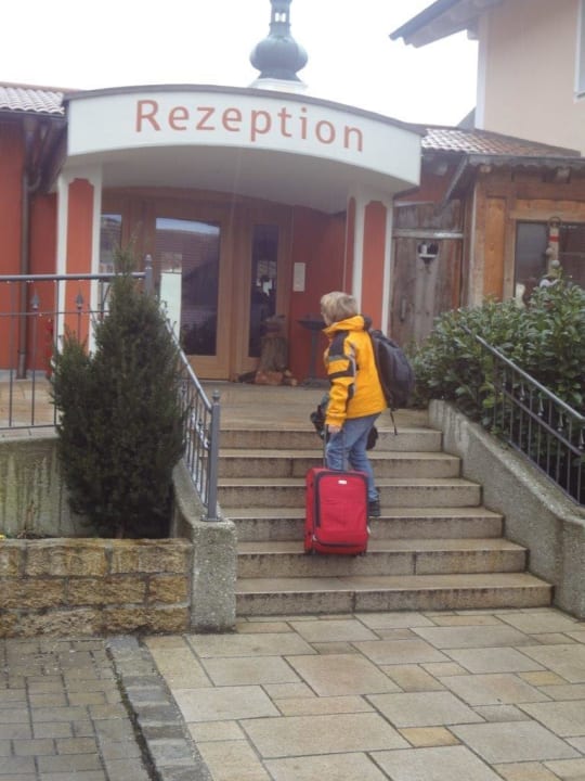 Der Haupteingang Gästehaus Zehmerhof