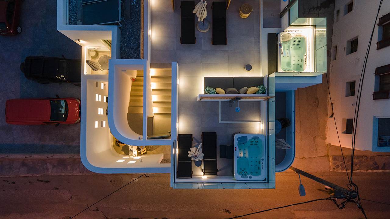 Außenansicht Makava Suites Naxos