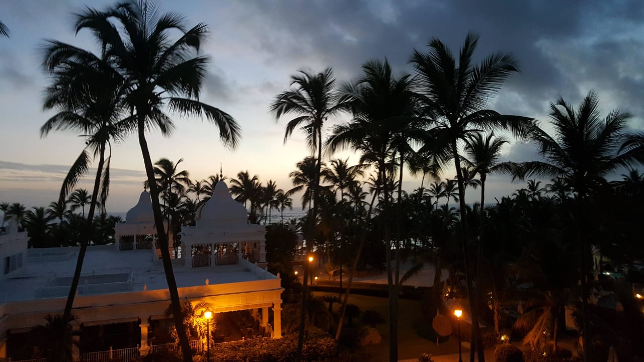 Sonnenaufgang vom Zimmer Hotel Riu Palace Punta Cana