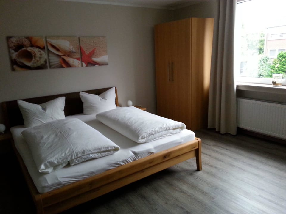 Bett Zimmer 1 Gasthaus Hotel Rosenboom