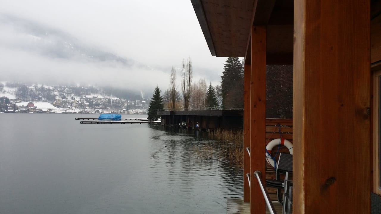 Auf der Terrasse der Seesauna ROBINSON LANDSKRON