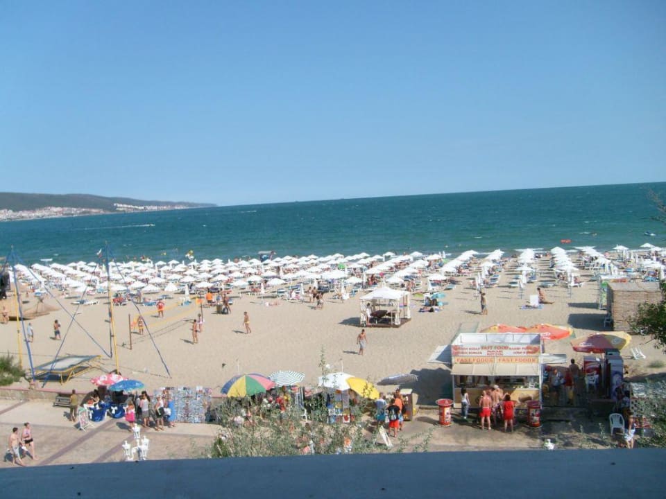 Blick vom Balkon Chaika Beach & Spa Hotel