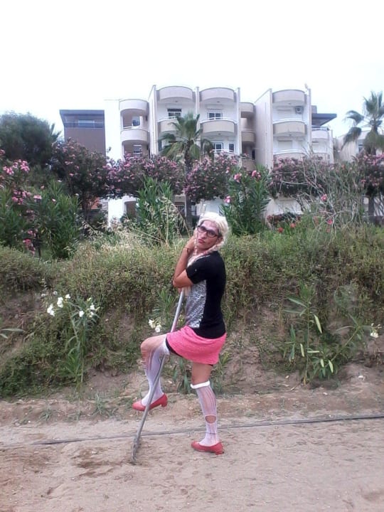 Vorbereitung beim Boccia Hotel Royal Garden Beach