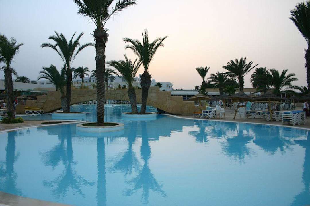 Veiw of one of the pools Houda Golf & Beach Club