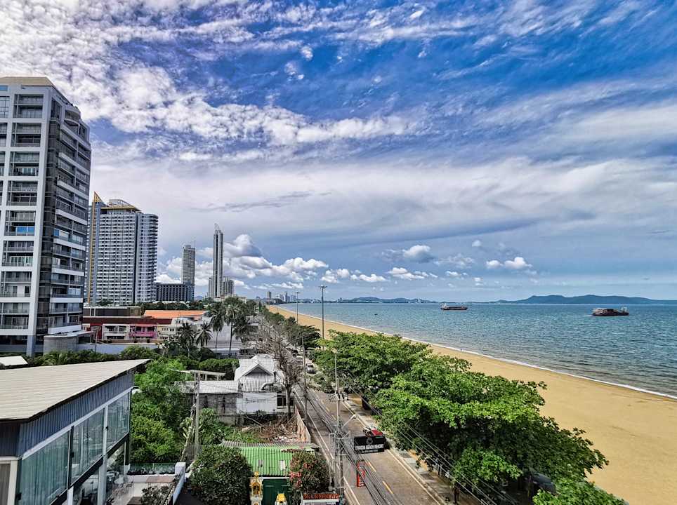 Ausblick Hotel Seaside Jomtien Beach Pattaya