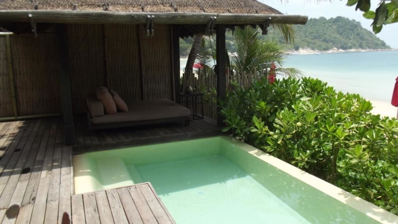 Tagesbett auf der Tarrasse - Villa no.8 Anantara Rasananda Koh Phangan -  Villas