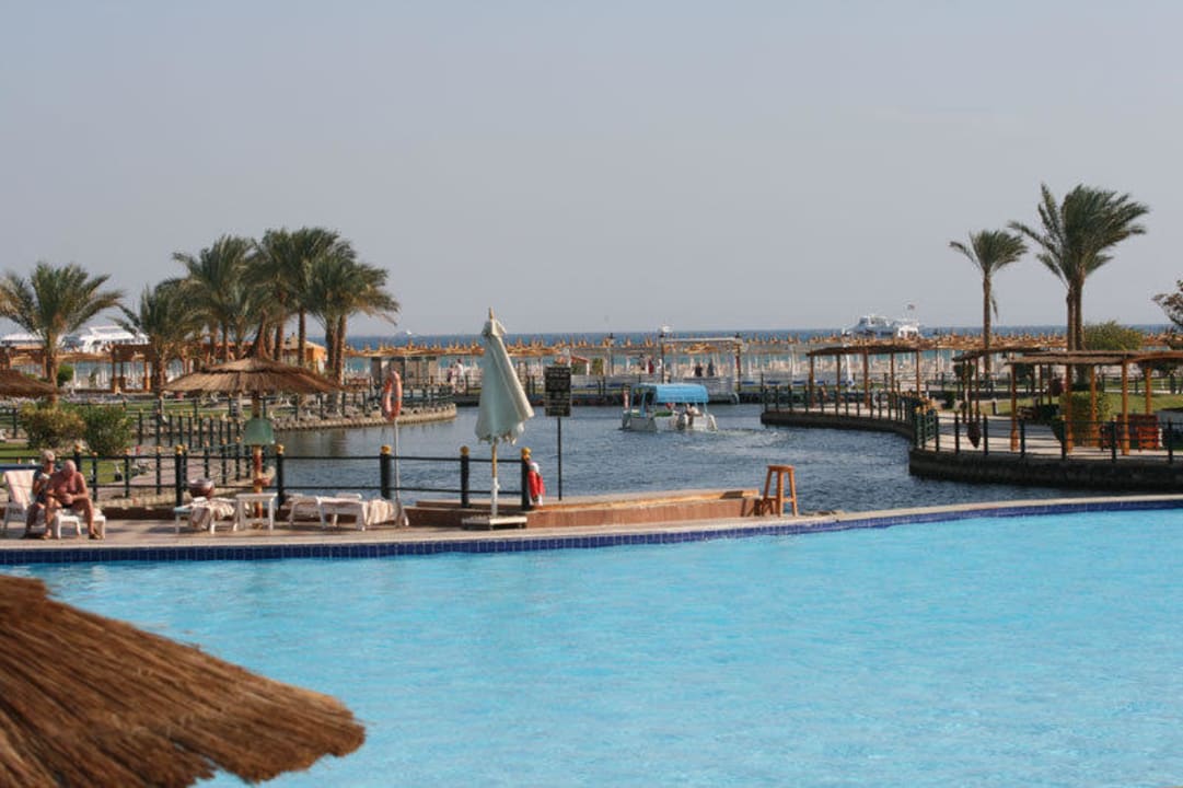 Ansicht vom Castello Richtung Strand Pickalbatros Dana Beach Resort - Hurghada
