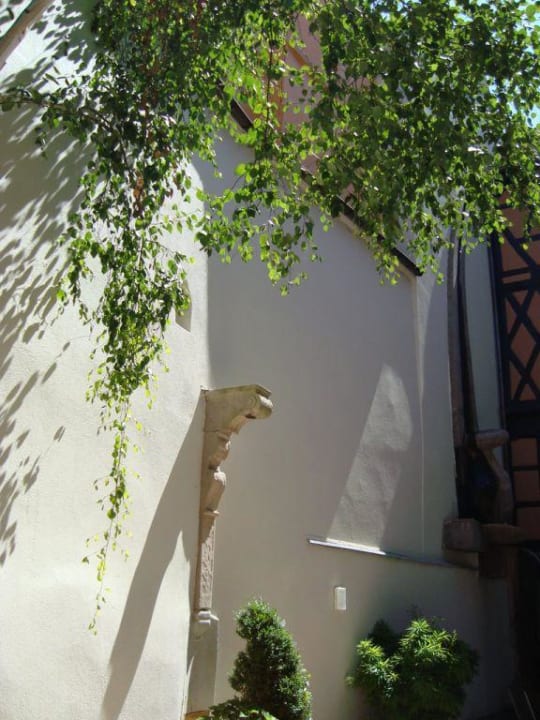 Innenhof Hotel Le Colombier