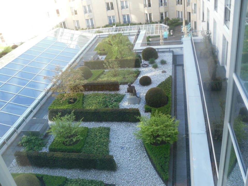 Ausblick aus der 5 Etage Grand Elysée Hamburg