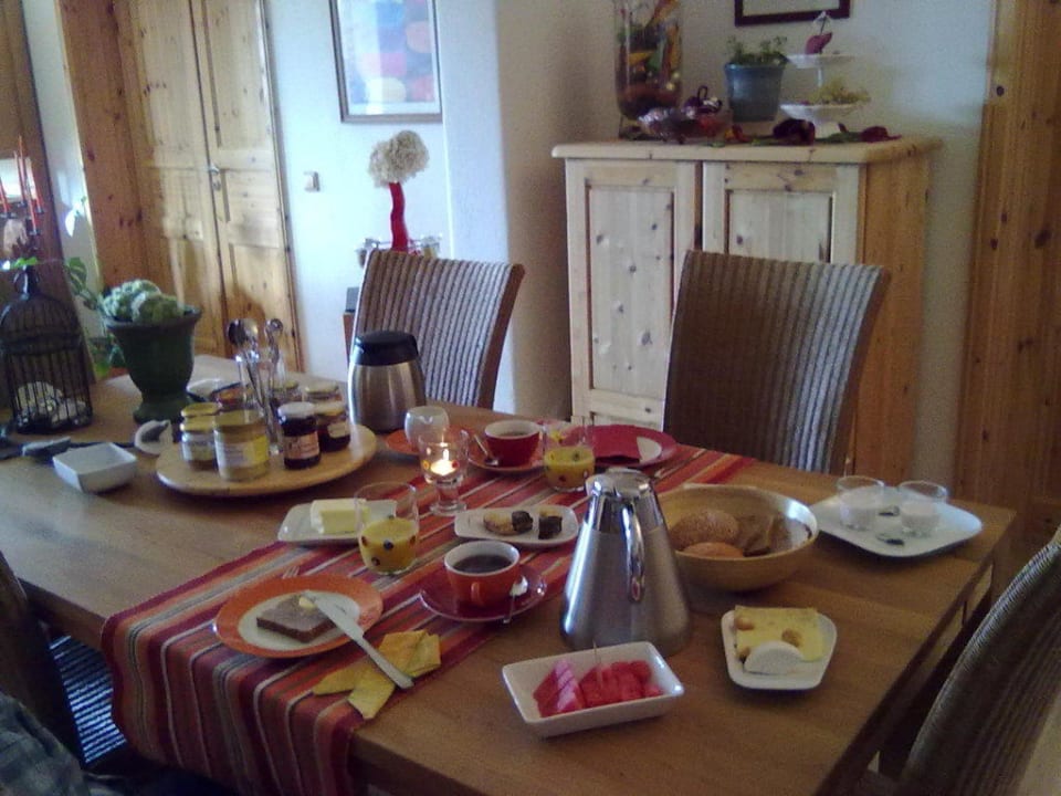 Früstück-kreativ und lecker Ökopension Villa Weissig