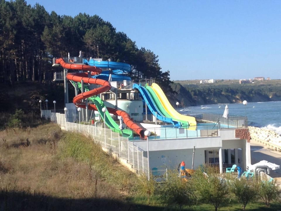 Rutschenpark / Ausblick von unserem Balkon  Sol Luna Bay