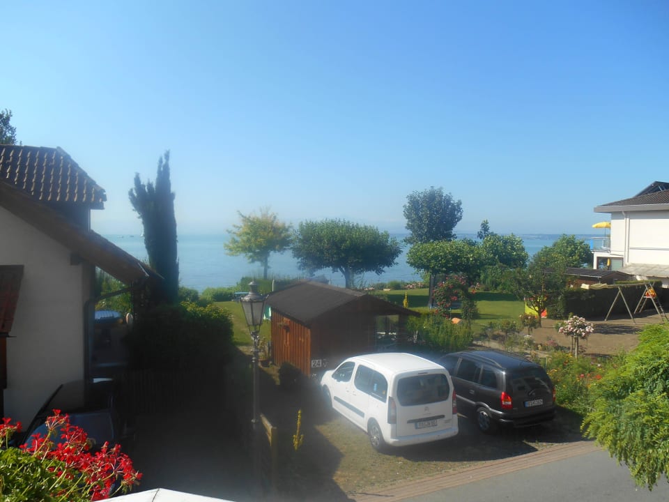 Der Blick vom Balkon Sommerhof Rauber