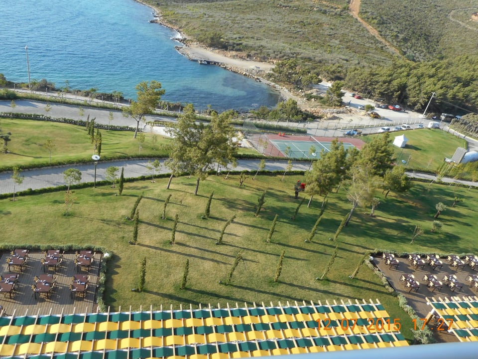 Z okna La Blanche Island Bodrum