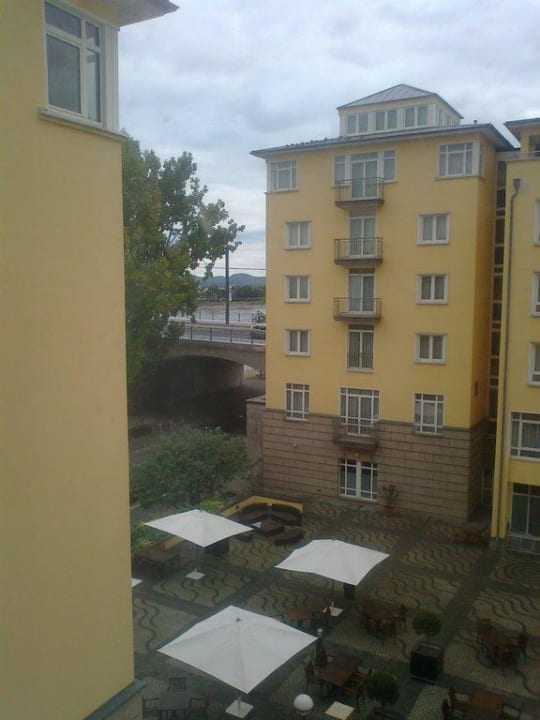 Rheinblick vom Zimmer Dorint Hotel Bonn