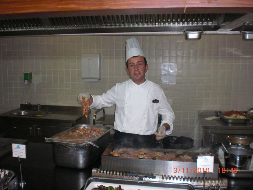 Hauptrestaurant (Abends) Sunis Evren Beach Resort Hotel & Spa