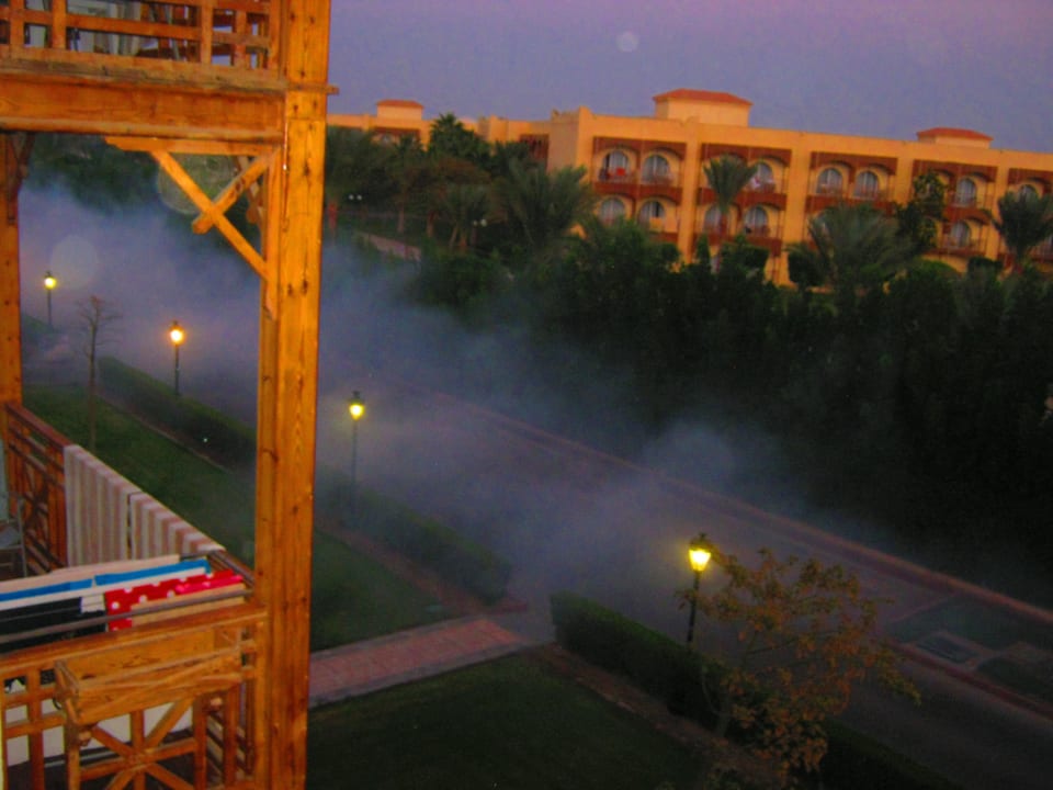Abendliches Gift spritzen gegen Ungeziefer Pickalbatros Dana Beach Resort - Hurghada