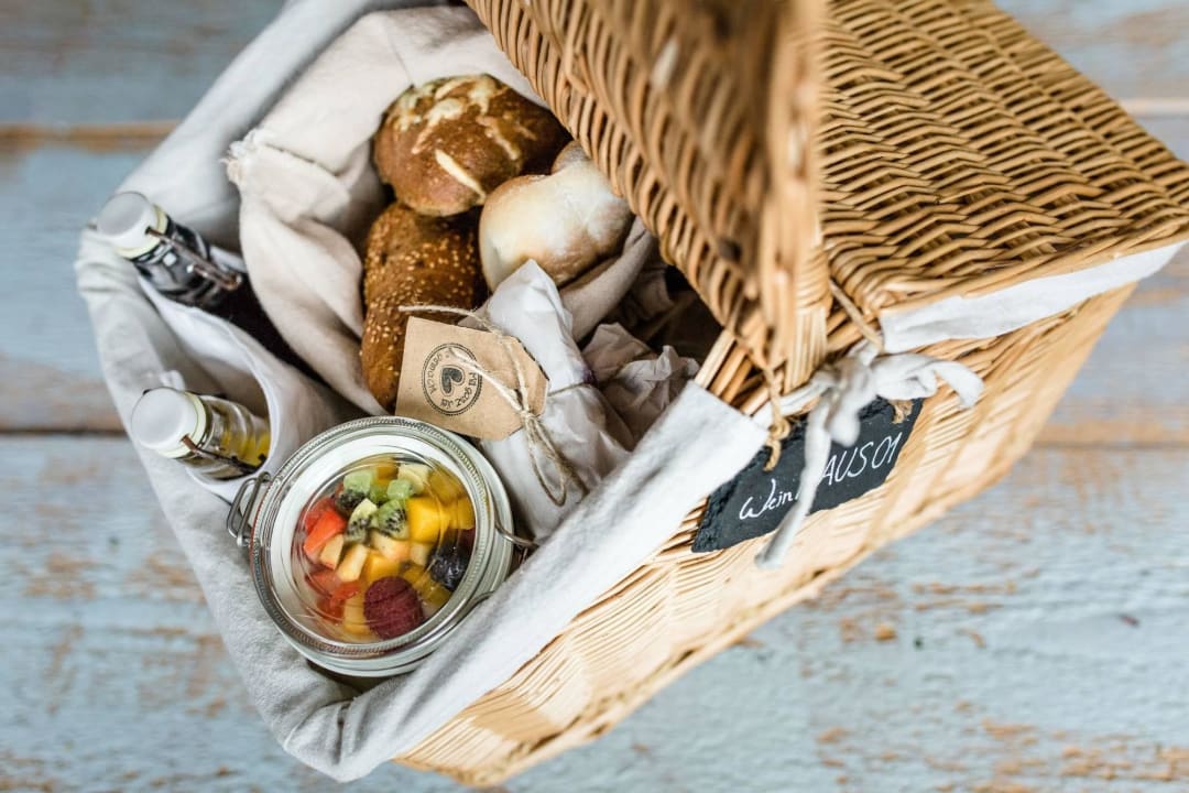 Frühstück im Ferienhaus im Thermenurlaub Weingarten-Resort Unterlamm Loipersdorf