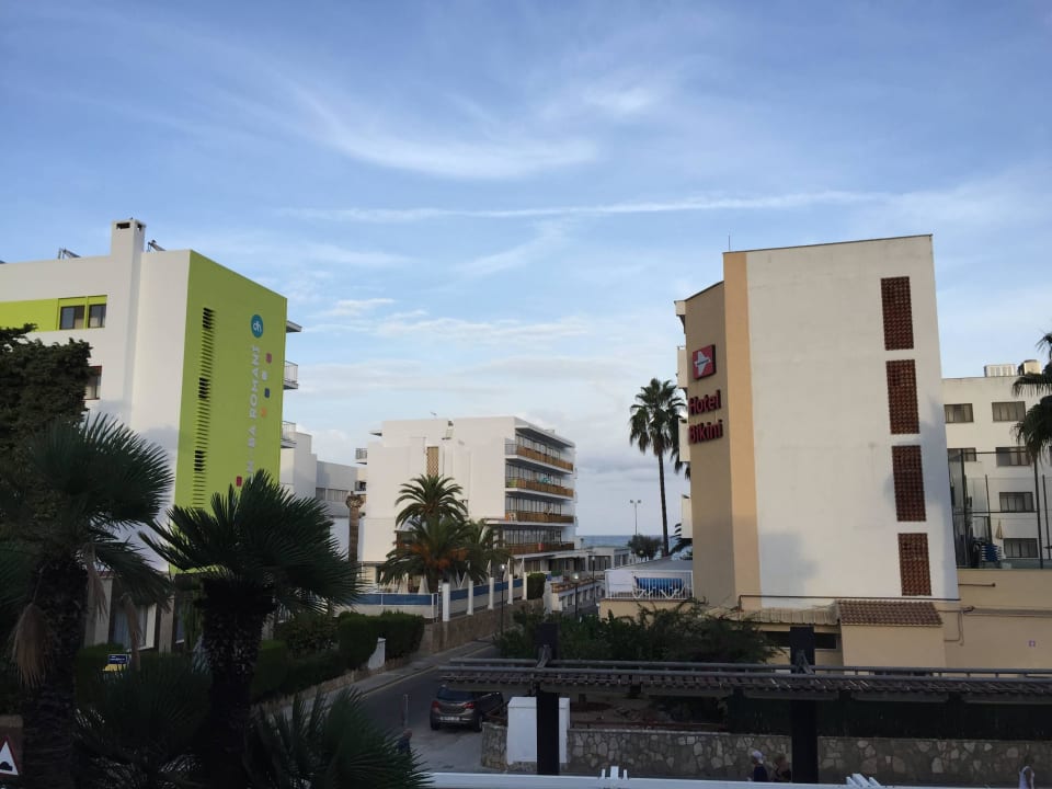 Blick vom Balkon in Richtung Meer BLUESEA Cala Millor